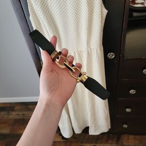 Women's Size Small Black Elastic Belt Elegant